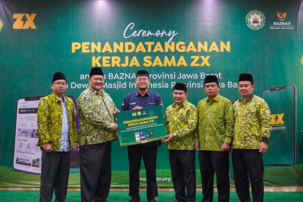 Permudah Menunaikan Zakat, Baznas Jabar Kolaborasi Dengan DMI Luncurkan Aplikasi ZX