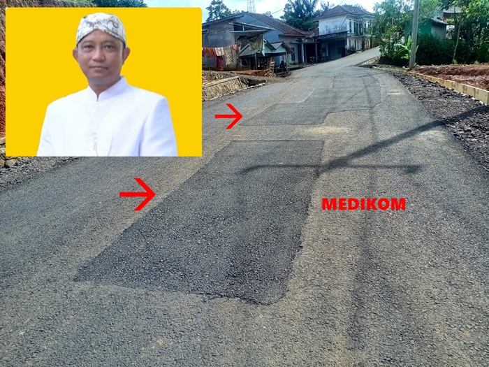 Kinerja Kepala UPTD Pengelolaan Jalan dan Jembatan Wilayah Pelayanan I Andi Nugroho Disorot, Proyek Rekonstruksi Jalan Bts. Kab. Bandung/Cianjur Kebon Muncang – Cikadu Banyak Rusak