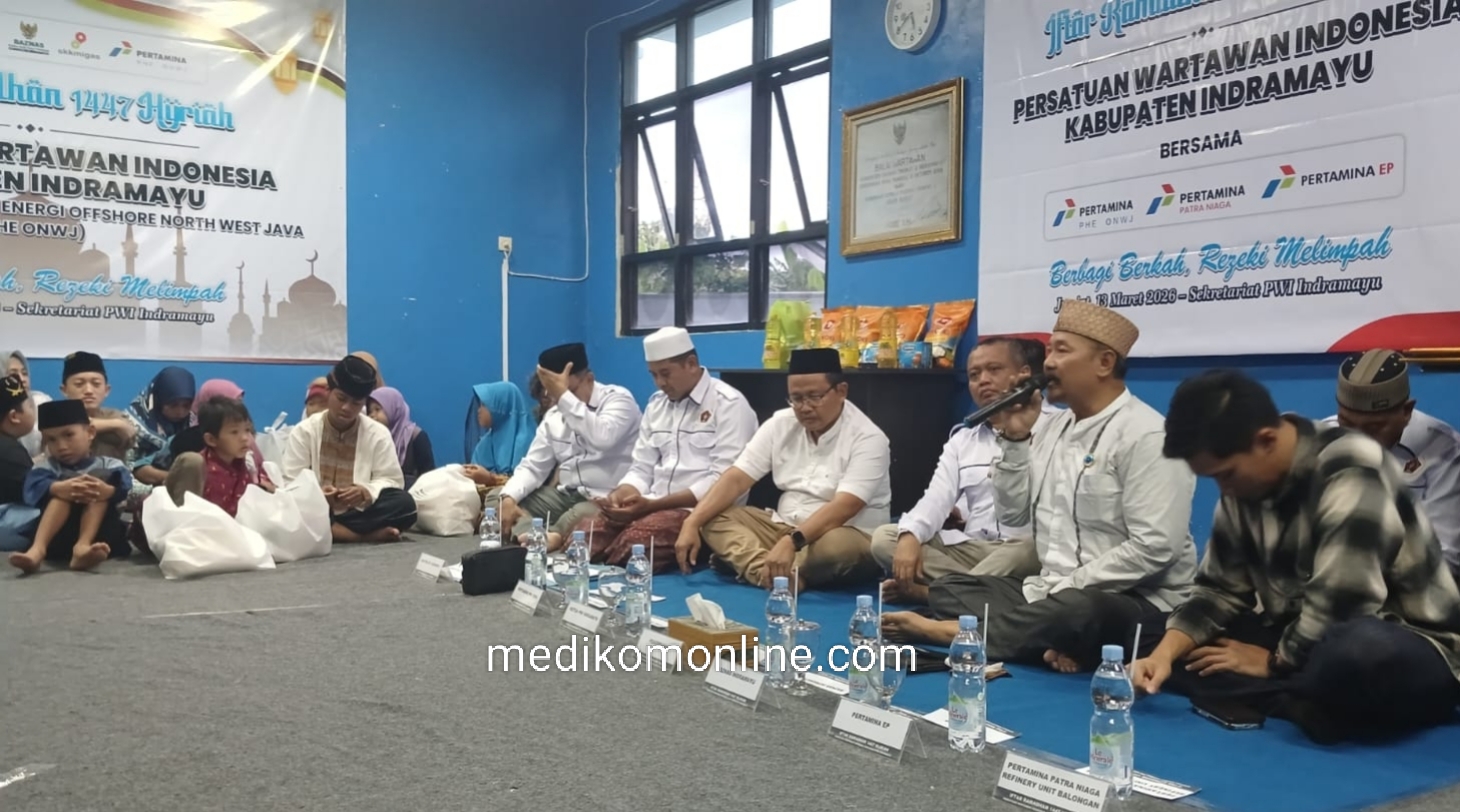 Hari ke 23 Ramadan, PWI Indramayu Hadirkan Kebahagiaan Untuk Yatim Piatu dan Dhuafa.