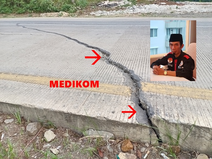 ARM Laporkan PPK Ade Subhan Ke Kejagung dan KPK, Proyek Rekonstruksi Jalan Ruas Jalan Parung Panjang - Bunar Dibiarkan Rusak