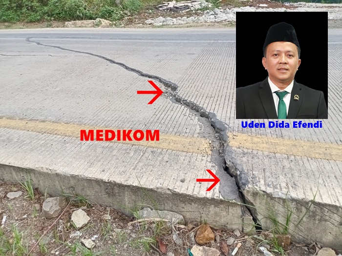DPRD Jabar Dorong Peningkatan Jalan Leucir, Dinas Bina Marga Malah Biarkan Retakan Beton Proyek Jalan Parung Panjang – Bunar