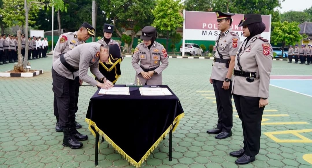 SERTIJAB DILINGKUP POLRES INDRAMAYU : KASAT LANTAS HINGGA DERETAN KAPOLSEK DIGESER 