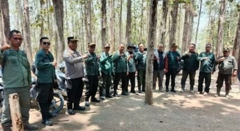 Cegah Karhutla, BKPH Sanca Indramayu Gelar Operasi Gabungan 